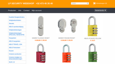 LP SECURITY WEBSHOP